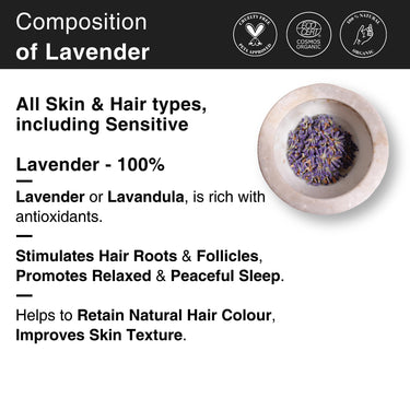 Soulflower Lavender Essential Oil for Healthy Hair & Growth, Skin, Hair Fall Control and Relaxing Sleep| Lavandula Angustifolia | Ecocert Certified Organic 100% Pure, Natural, Undiluted | 15ml